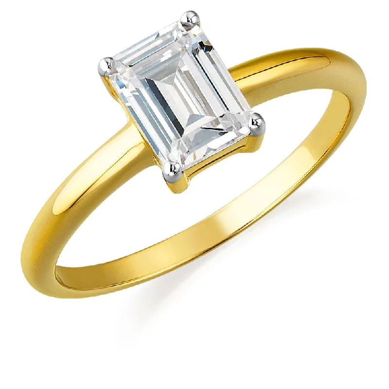 Chic And Stylish Jewelry At Exclusive Prices 1.75 ct. Emerald Cut Solitaire Ring