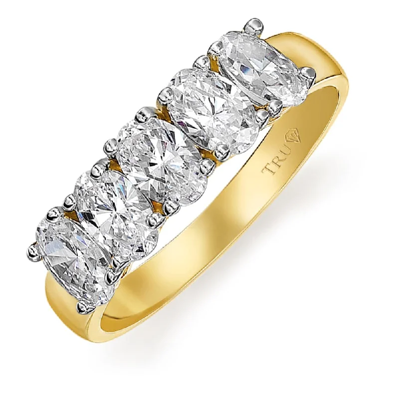 Jewelry Deals That Outshine The Rest 5-Stone Oval  Ring