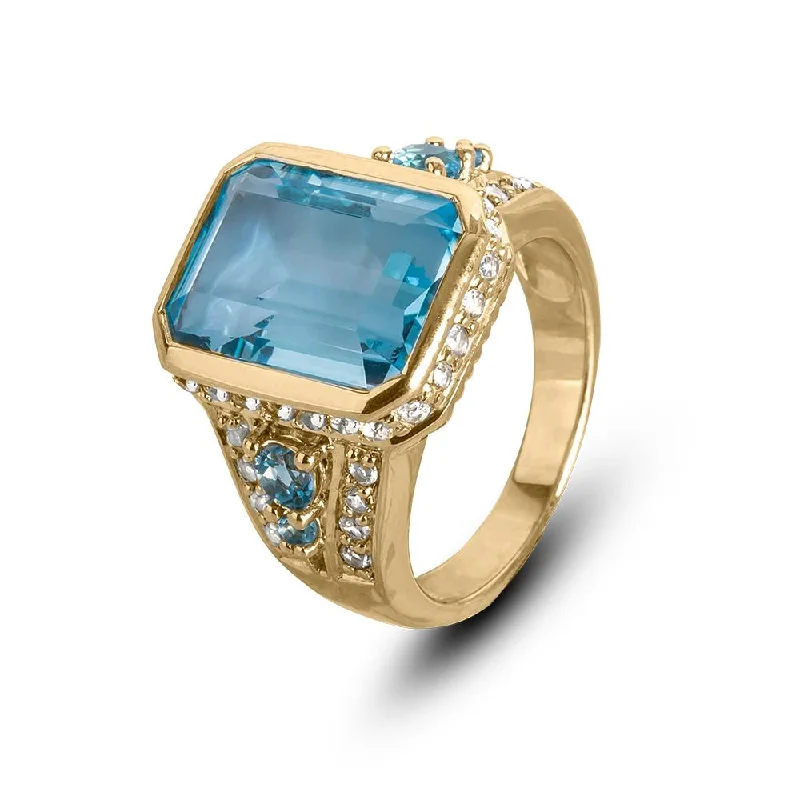 Luxury Jewelry Now At Special Promotional Rates Bermuda Blue Topaz Ring