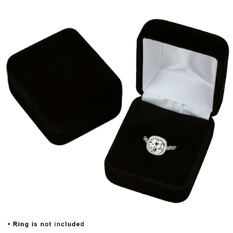 Dazzle With Discounts – Shop Jewelry On Sale Black Velvet Ring Box