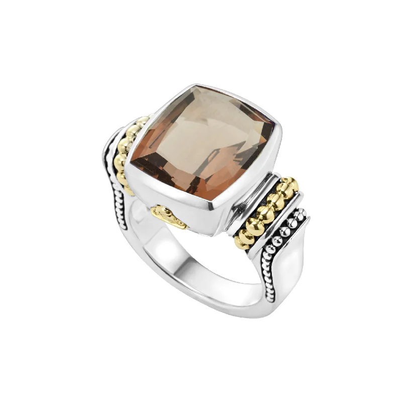 Unmissable Jewelry Sale – Shop Before It's Too Late Caviar Color Small Smokey Quartz Statement Ring