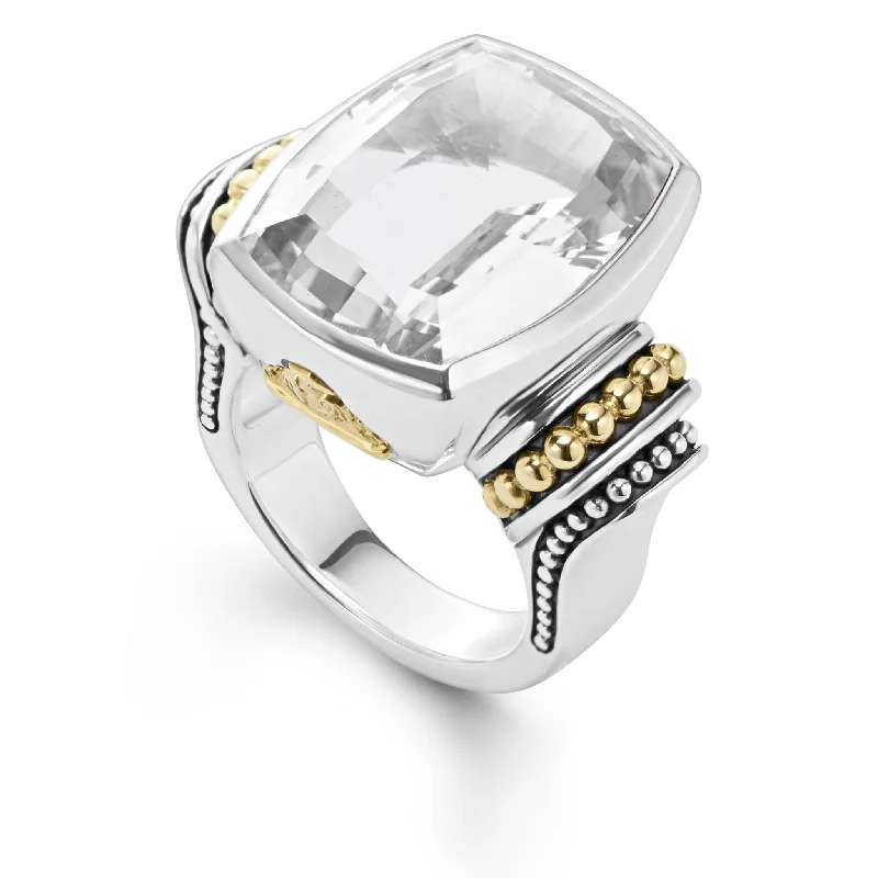 Shop Fine Jewelry With Exclusive Savings Caviar Color Large White Topaz Statment Ring