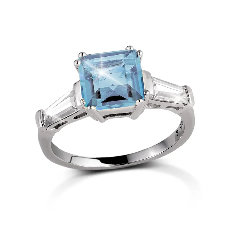 Final Call For Exquisite Jewelry At Reduced Rates Decadence Gem Ring Blue Topaz