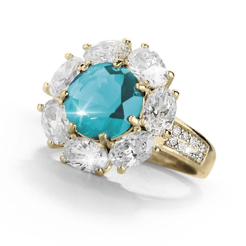 Exclusive Gemstone Jewelry At Special Prices Glacial Cluster Ring