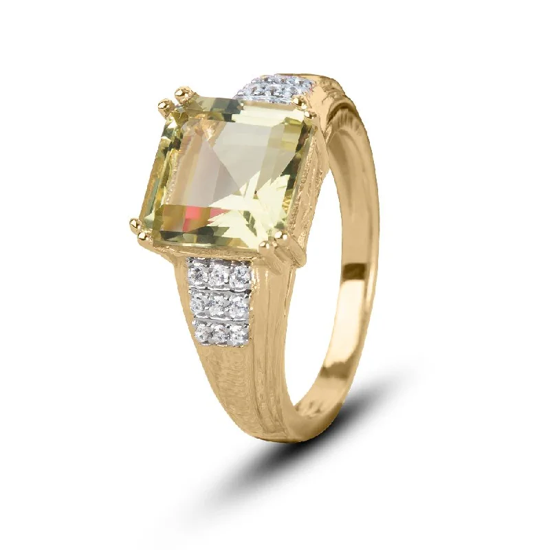 Exclusive Jewelry Sale – Limited-Time Discounts Lemon Quartz Solitaire Ring