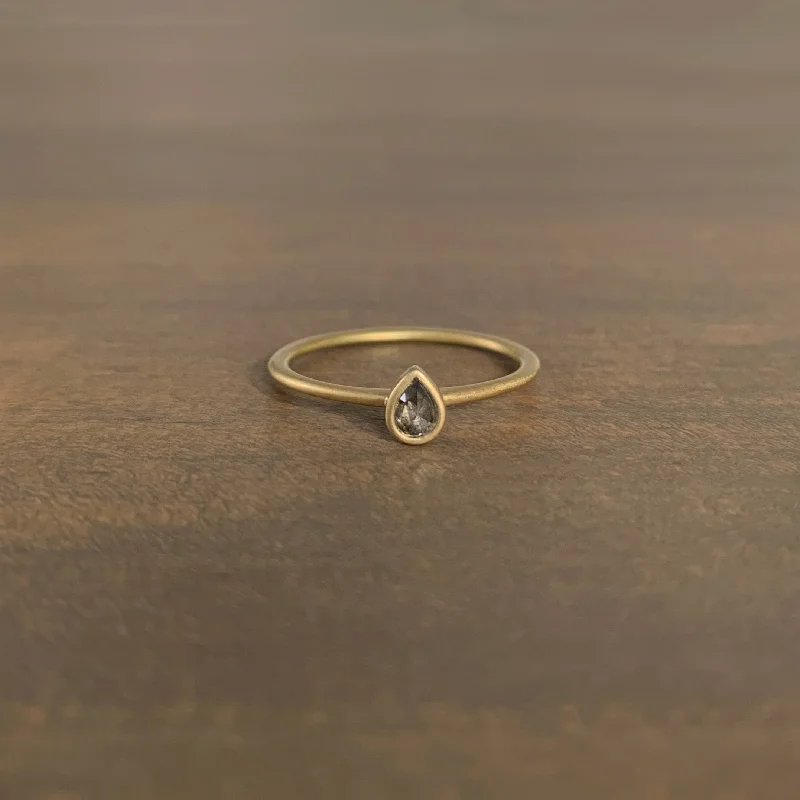 High-Quality Jewelry At A Fraction Of The Cost Teardrop Diamond Stacker Ring