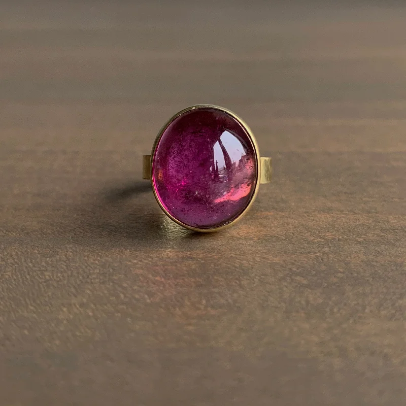 Best Jewelry Sale – Shop Exclusive Designs Now Magenta Tourmaline Hammered Ring