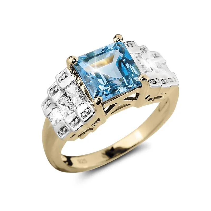 Limited-Stock Jewelry Sale – Once It's Gone, It's Gone Oceana Blue Topaz Ring