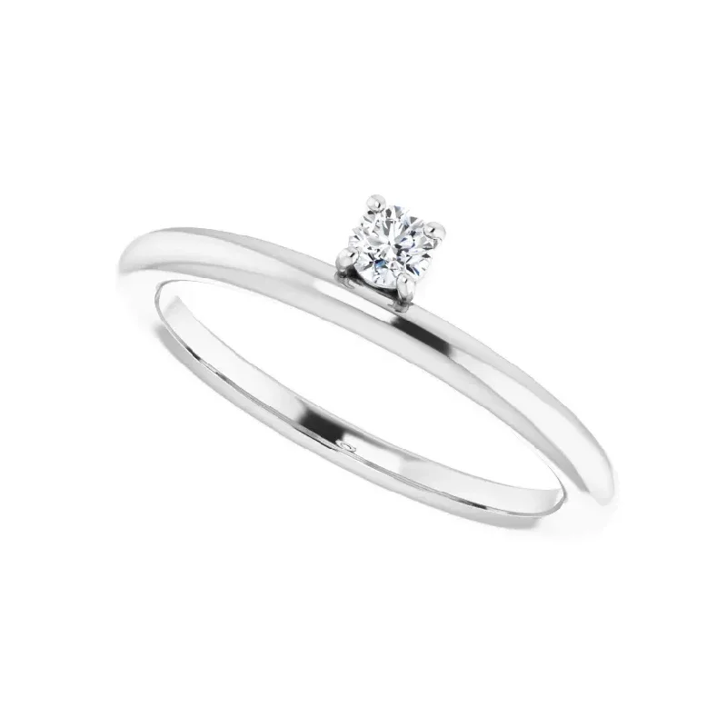 14K White Gold