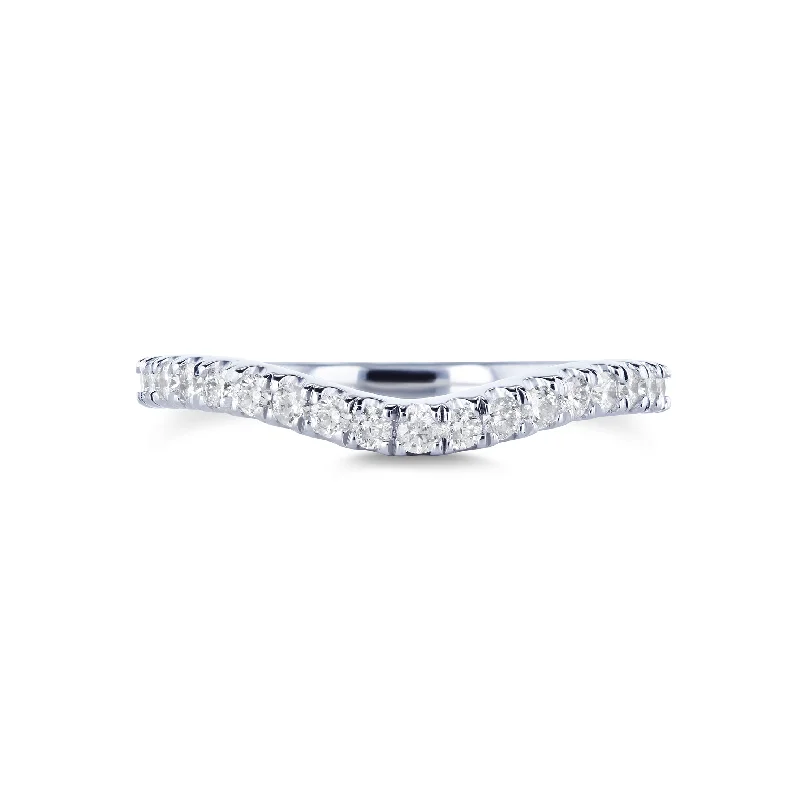 Accessorize For Less – Luxury Jewelry At Affordable Prices 1/3ct.tw Lab Diamond Contour Band