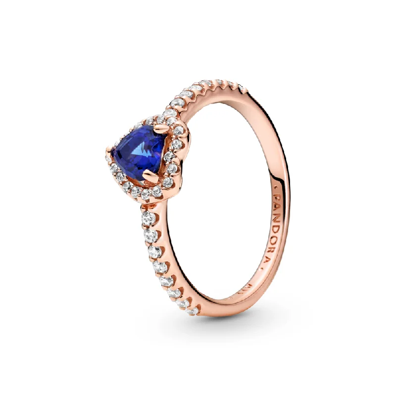 Limited-Time Jewelry Sale – Don't Miss These Deals Sparkling Blue Elevated Heart Ring