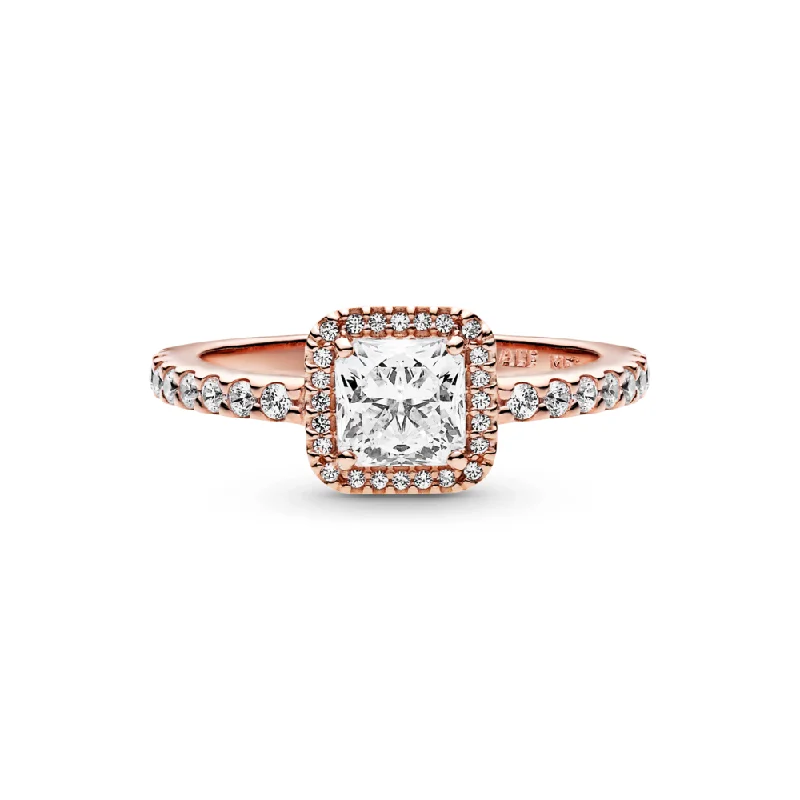 Trending Jewelry Styles Now At Limited-Time Discounts Square Sparkle Halo Ring