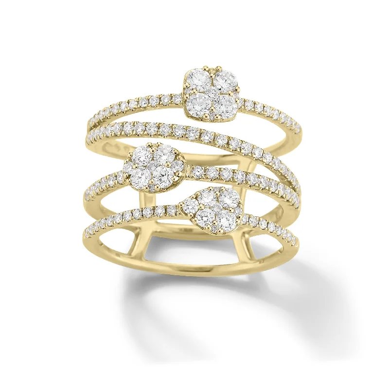 Jewelry Sale Alert – Shop Timeless Elegance Today Mixed Shape Cluster Diamond Fashion Ring