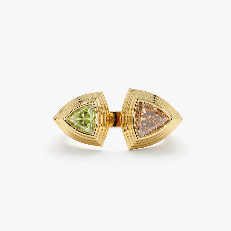 Jewelry Sale Alert – Shop Timeless Elegance Today Art Deco Citrine and Peridot Ring, Nandin