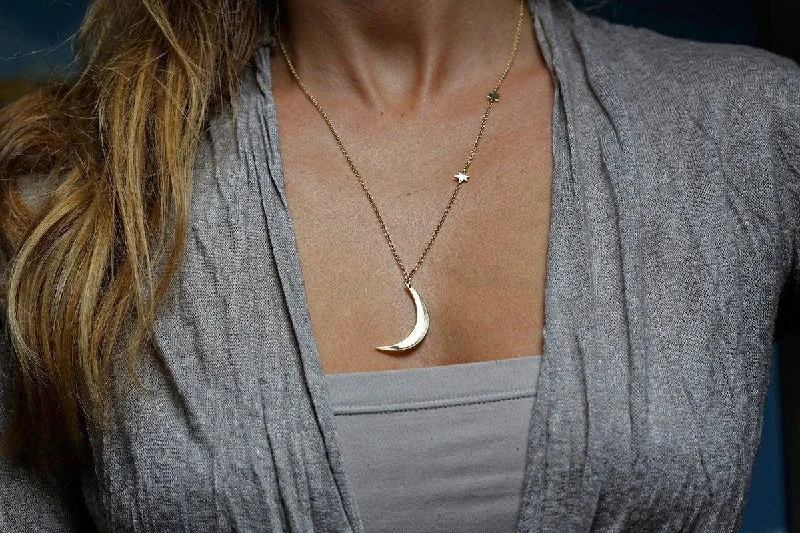 Bold And Beautiful Jewelry Now At Irresistible Prices Moon Necklace With Bohemian Stars