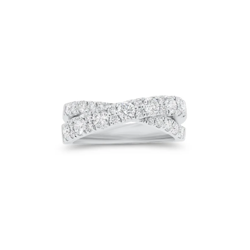 Shop Elegant Jewelry At Unbeatable Prices Diamond Simple Crossover Ring