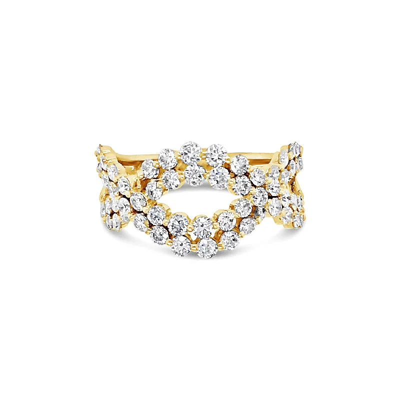 Affordable Elegance – Premium Jewelry At Special Prices Diamond Twist Fashion Ring