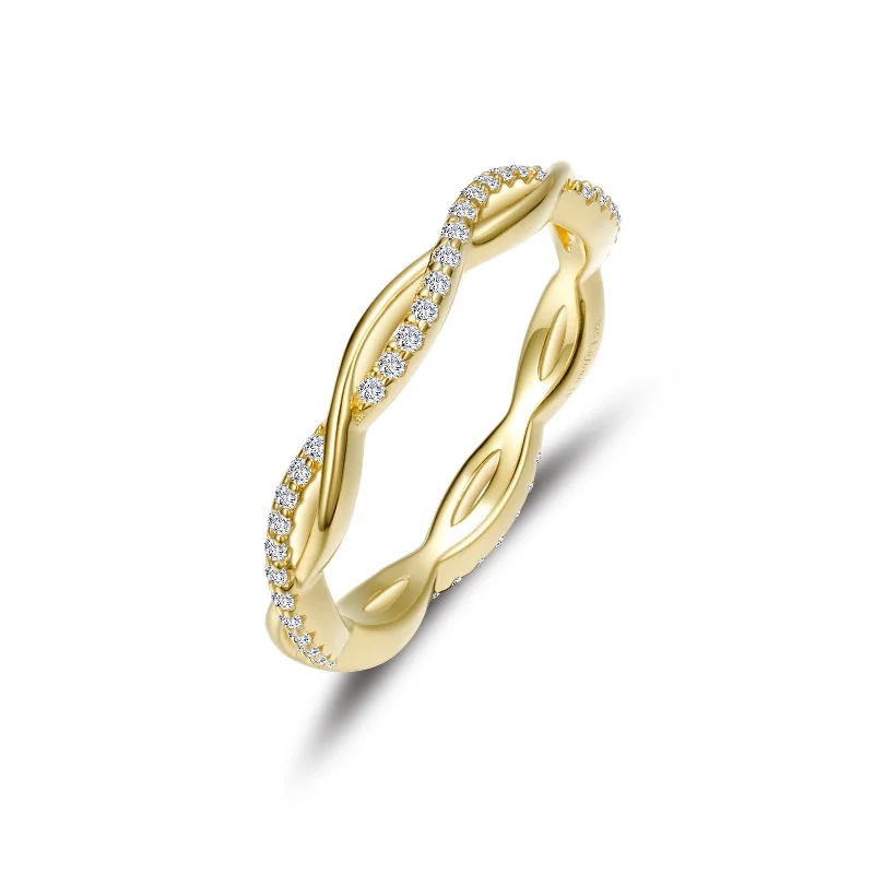 Unique Jewelry Designs Now At Discounted Rates Lafonn Simulated Diamond 0.52ct Eternity Twist Ring R0211CLG