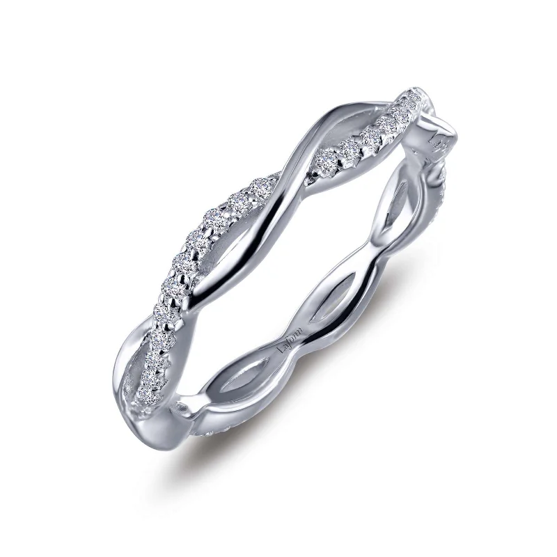 Seasonal Jewelry Sale – Upgrade Your Style Today Lafonn Simulated Diamond 0.52 Eternity Twist Stackable Ring R0211CLP