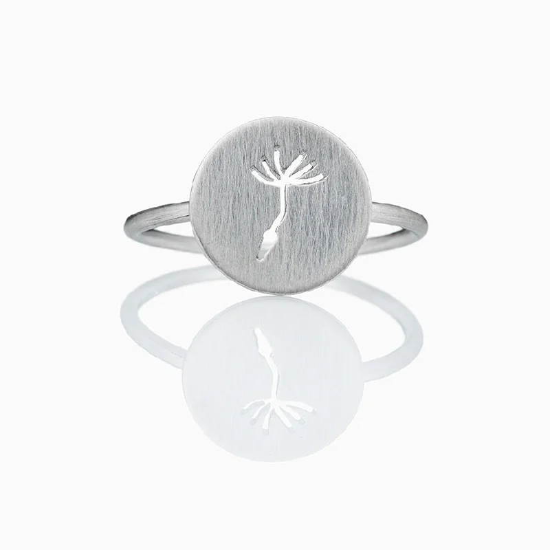 Best Jewelry Deals – Shop Premium Pieces At Great Prices Dandelion Round Silver Ring