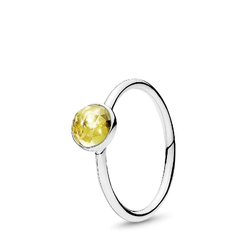 The Ultimate Jewelry Sale – Shop Premium Styles November birthstone silver ring with citrine, 6 mm