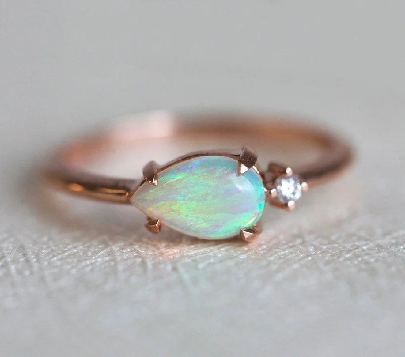 Huge Savings On Timeless Jewelry Collections Pamela Pear Opal Ring