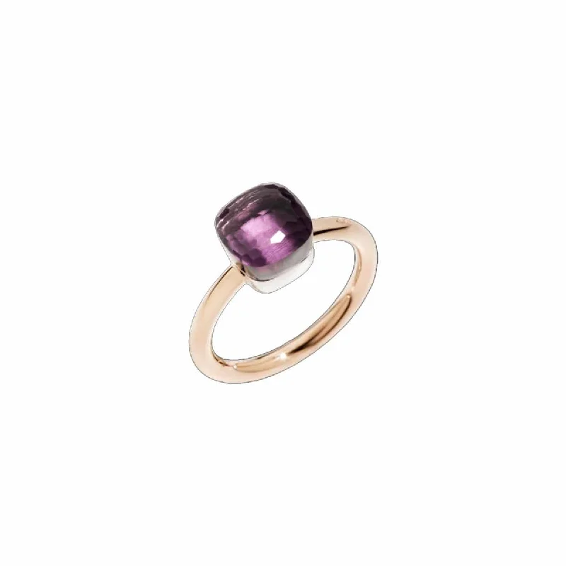 Eco-Friendly Sustainable Jewelry For Conscious Buyers Amethyst Nudo Petit Ring