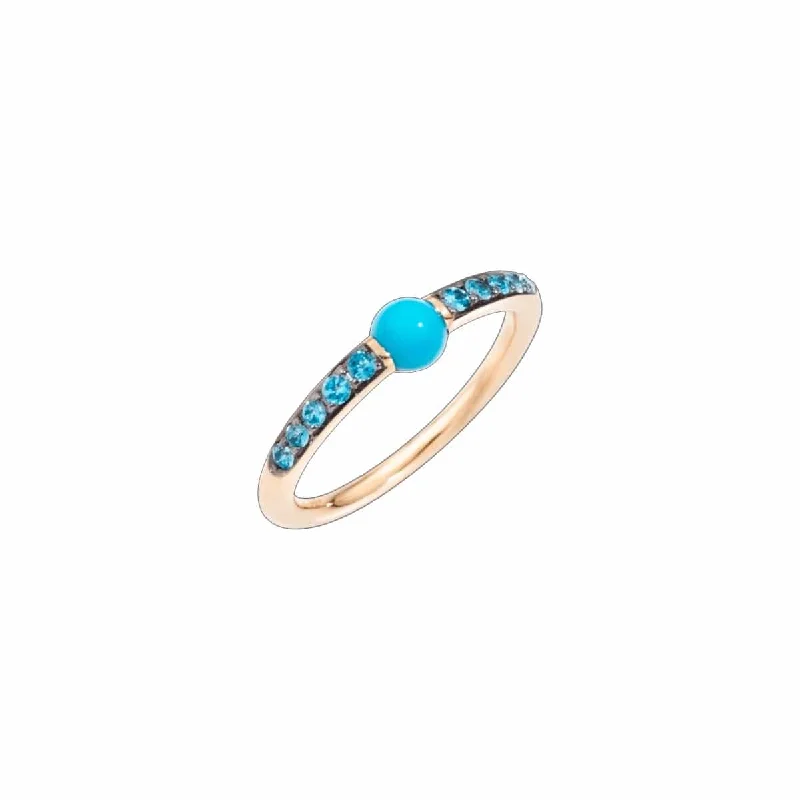 Final Call – Shop Exquisite Jewelry Before It's Gone Turquoise and Blue Zircon M'Ama Non M'Ama Ring