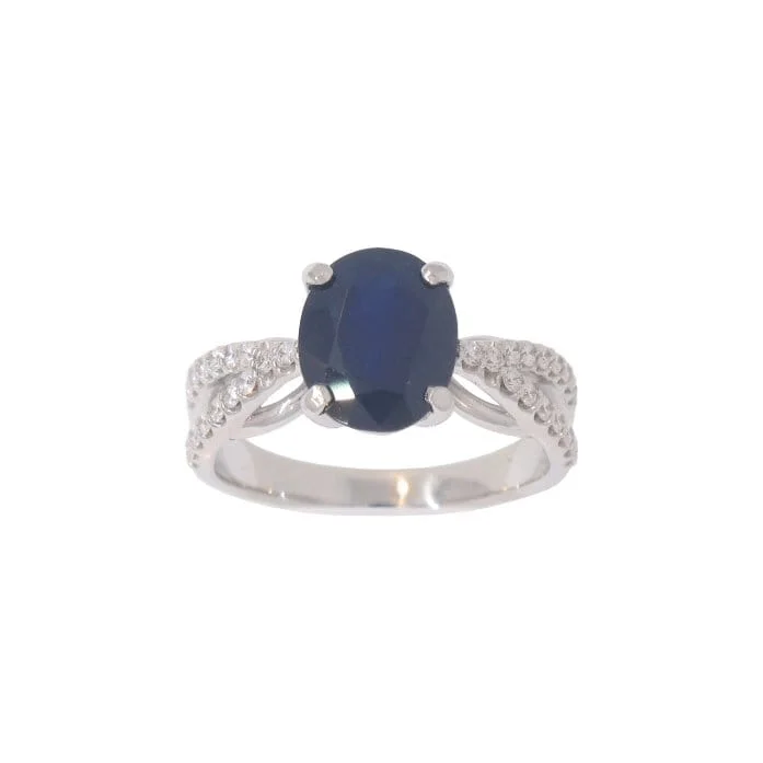 Unique Jewelry For Less – Shop The Sale Now Blue Sapphire and Diamond Ring