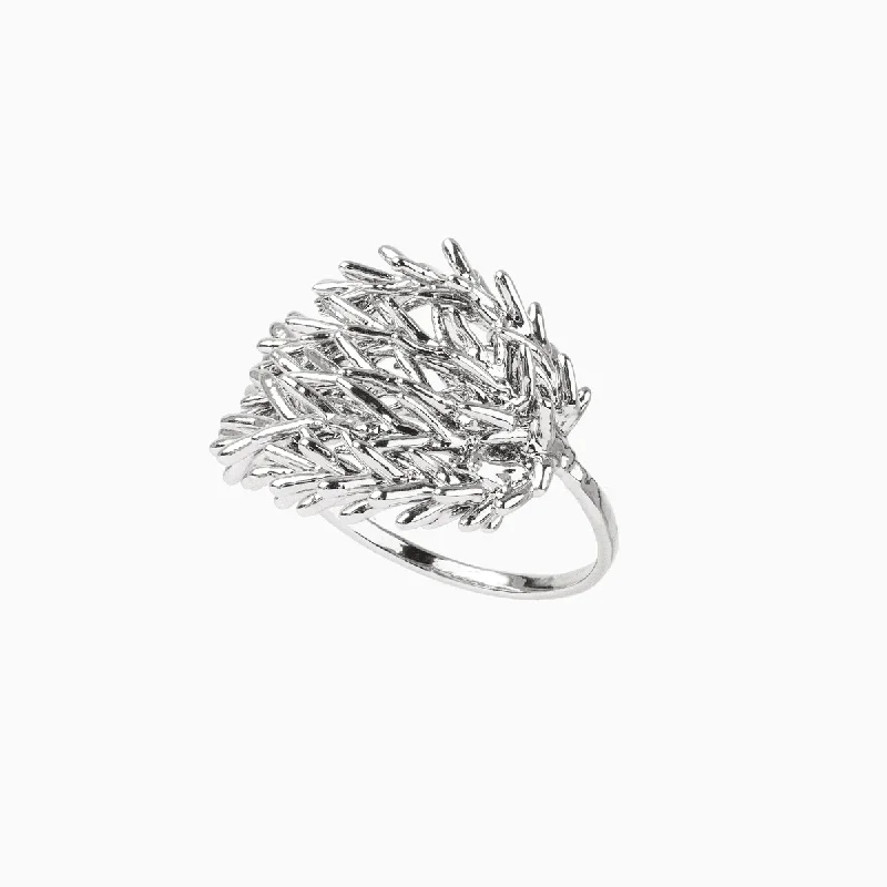 Shop Handcrafted Jewelry At Special Promotional Rates TERRA White Gold Plated Ring