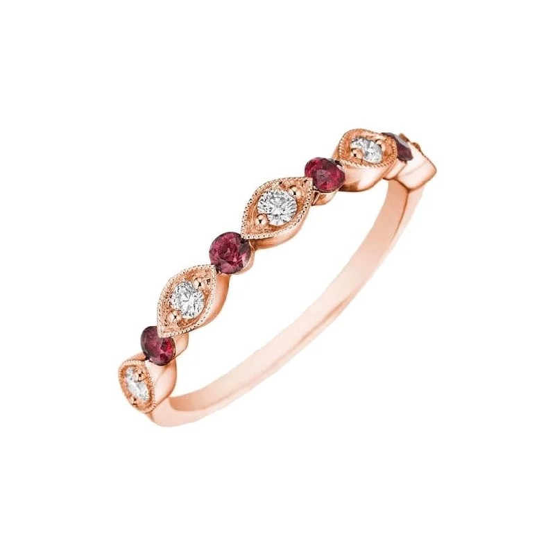 Jewelry Clearance Sale – Final Reductions Ruby and Diamond Band