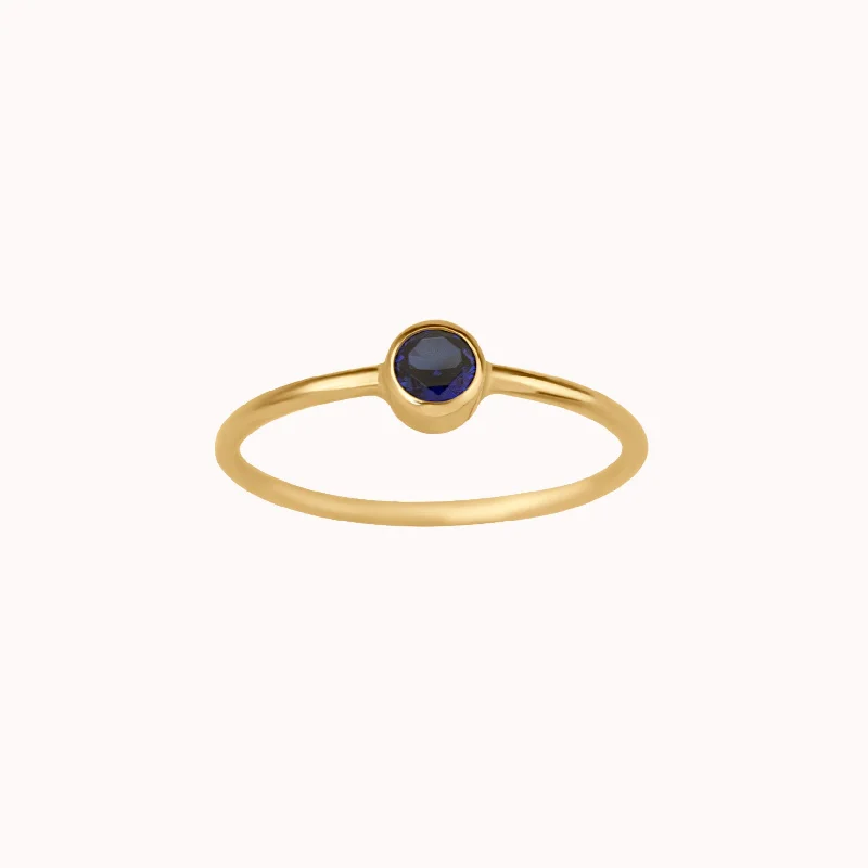 Modern Jewelry At Exclusive Discounts – Shop Today September Birthstone Ring ∙ Sapphire