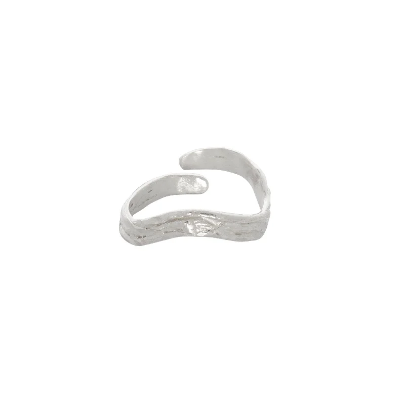 Huge Savings On Timeless Jewelry Collections Wave Single Ring Silver