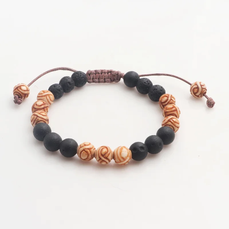 Modern Statement Jewelry For Bold Styling Chakra Unity Balinese Chakra Lava Stone Beaded Unity Bracelet