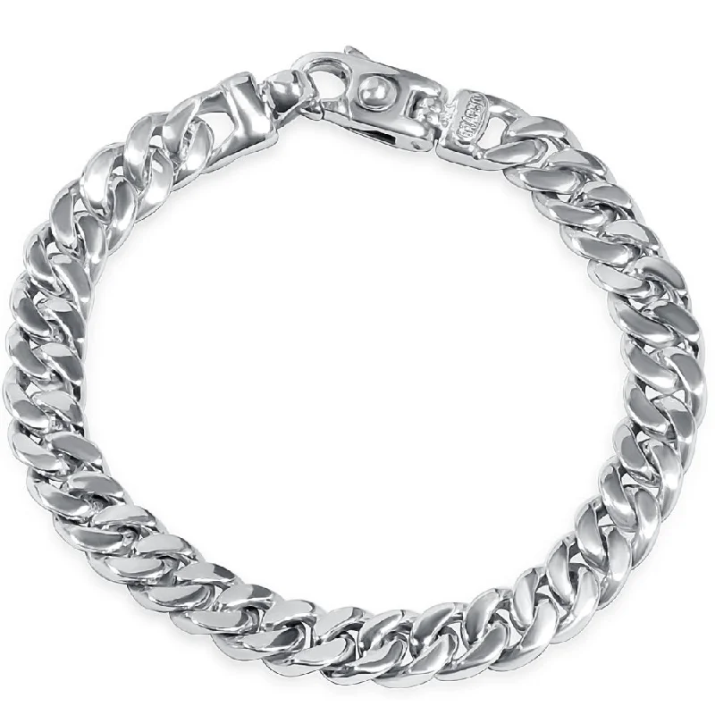 Elegant Jewelry, Exclusive Prices – Shop Now Men's Cuban Link 14k Gold (46gram) or Platinum (74gram) 9mm Bracelet 8.5"