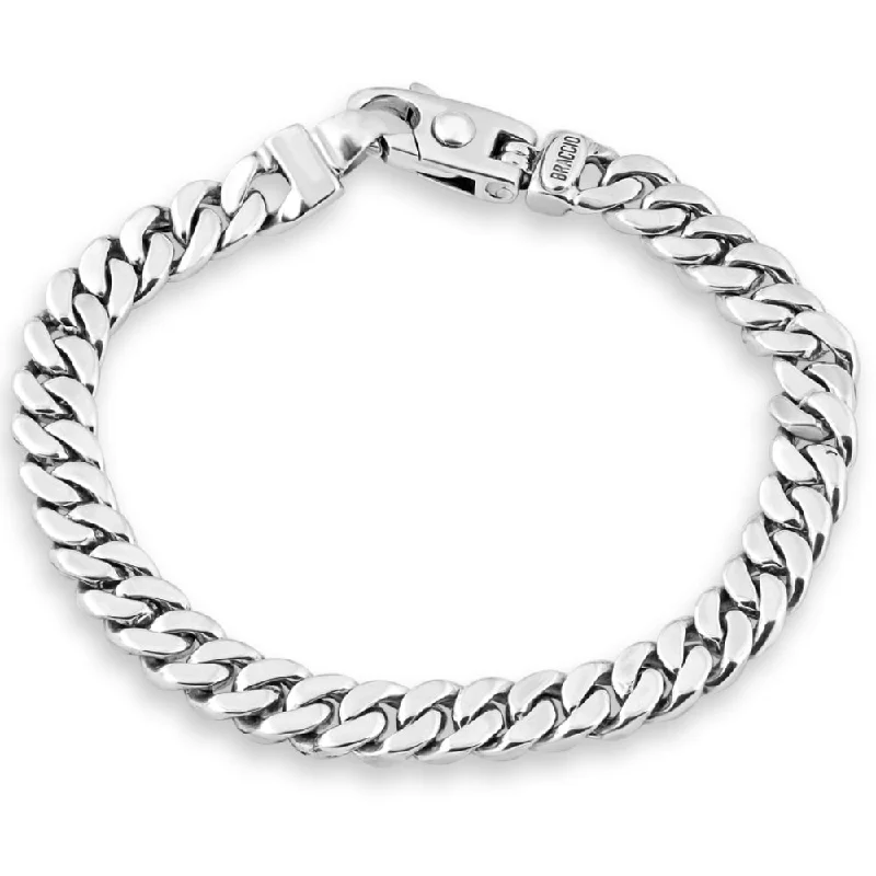 Seasonal Jewelry Deals – Elevate Your Style Men's Cuban link 14k Gold (49gram) or Platinum (79gram) 8mm Link Bracelet 8.5"