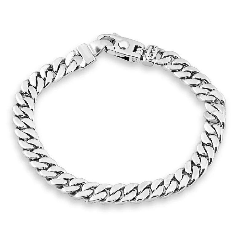 Elegant Jewelry, Exclusive Prices – Shop Now Men's Cuban Link 14k Gold Solid 950 Platinum 8mm Link Bracelet 7.5"