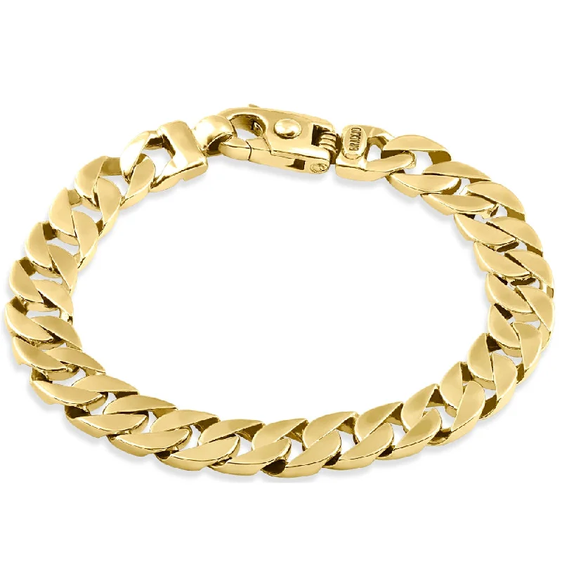 Luxury Jewelry Now At Special Promotional Rates Men's Curb 14k Gold (49gram) or Platinum (79gram) 10mm Link Bracelet 8.5