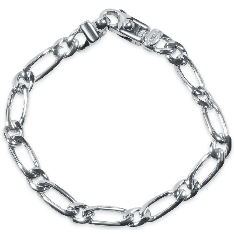 Unique Jewelry Designs Now At Discounted Rates Men's Link 14k Gold (26gram) or Platinum (36gram) 7.5mm Bracelet 8.5"