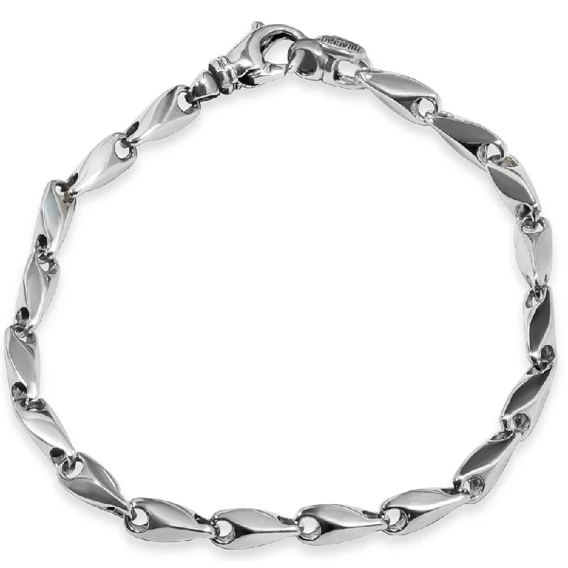 Exclusive Jewelry Sale Event – Shop Now Men's Link 14k Gold (26gram) or Platinum (42gram) 4mm Bracelet 8"