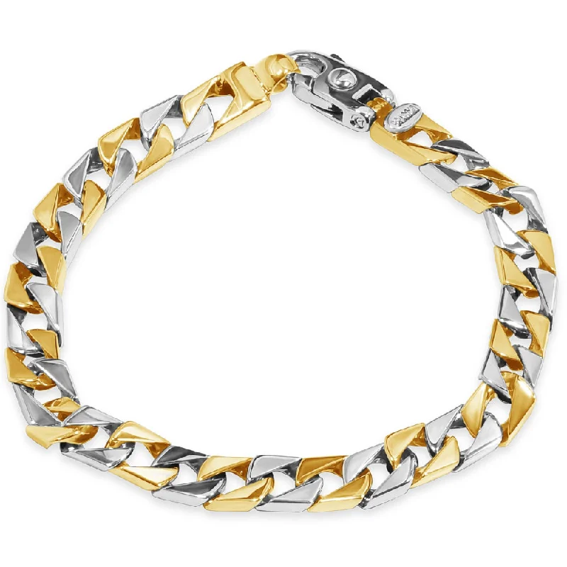 Your Perfect Accessory Now At The Best Price Men's Link 14k Gold (36gram) or Platinum (59gram) 7.5mm Bracelet 8.5"