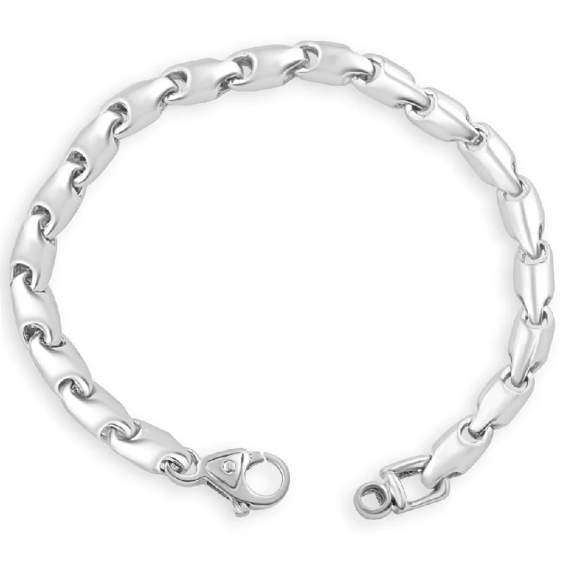 Make Your Outfit Shine With Discounted Jewelry Men's Link 14k Gold (48gram) or Platinum (78gram) Bracelet 8.5"