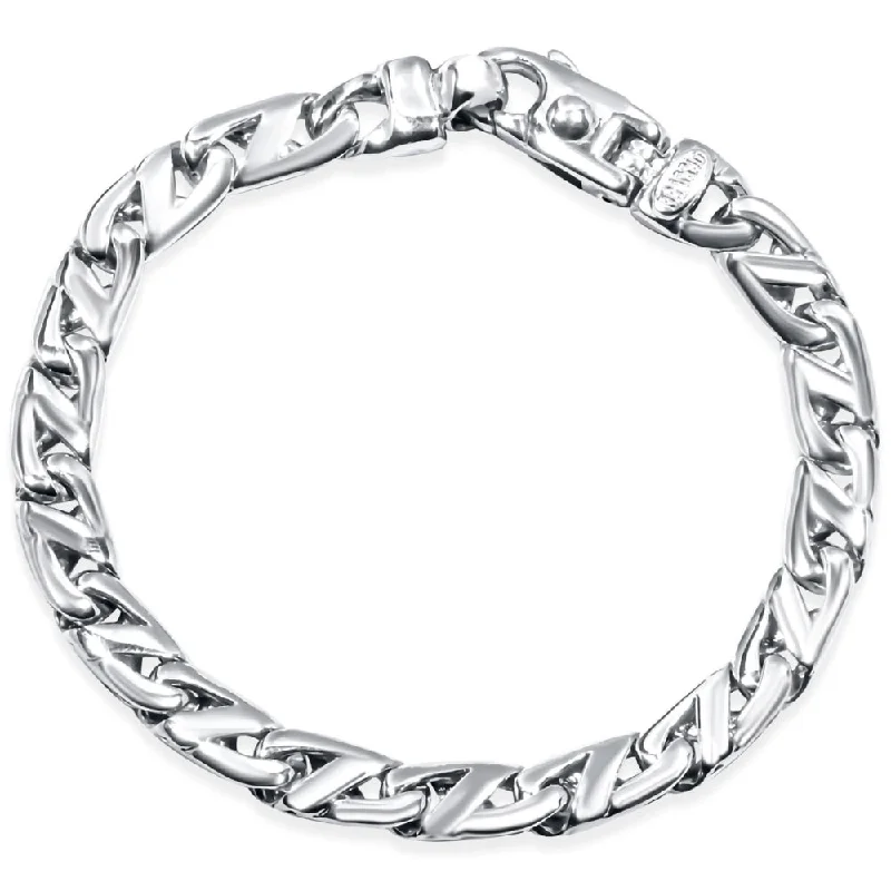 Fashion-Forward Jewelry At Incredible Prices Men's Marine Link 14k Gold (36gram) or Platinum (58gram) 5.5mm Bracelet 8.5"