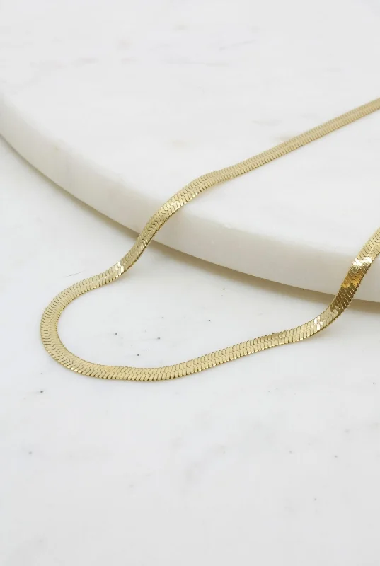 Snake Chain Gold Necklace