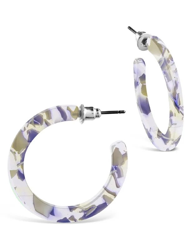 Stunning Jewelry Pieces At The Lowest Prices Ever 1.25" Resin Hoop