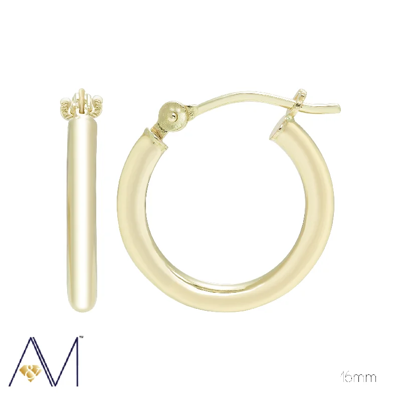 Exclusive Jewelry Markdowns – Limited-Time Offer 14k Gold Lightweight 2mm Hoop Earrings