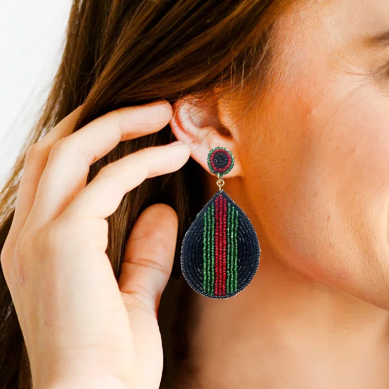 Luxury Jewelry At Unbeatable Discounts Designer Stripe Maggie Earrings