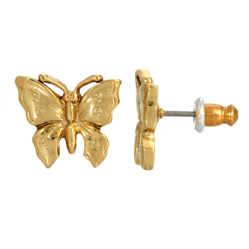 Must-Have Jewelry Pieces At Reduced Prices 1928 Jewelry® Gold Tone Petite Butterfly Post Earrings