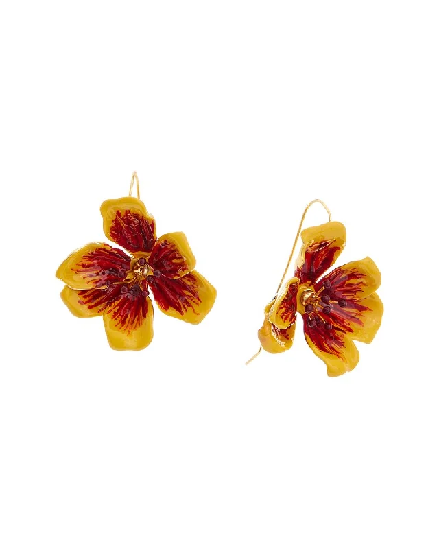 Limited-Stock Jewelry Sale – Shop Before It's Gone Oscar de la Renta Fall 2023 14K Broken Tulip Earrings