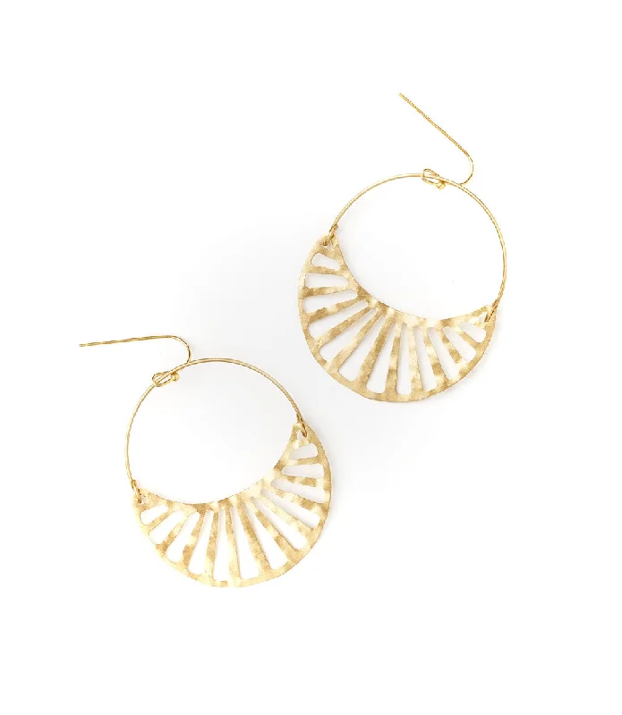 Chic, Trendy, And Affordable Jewelry Sale Rajani Earrings - Crescent Hoop